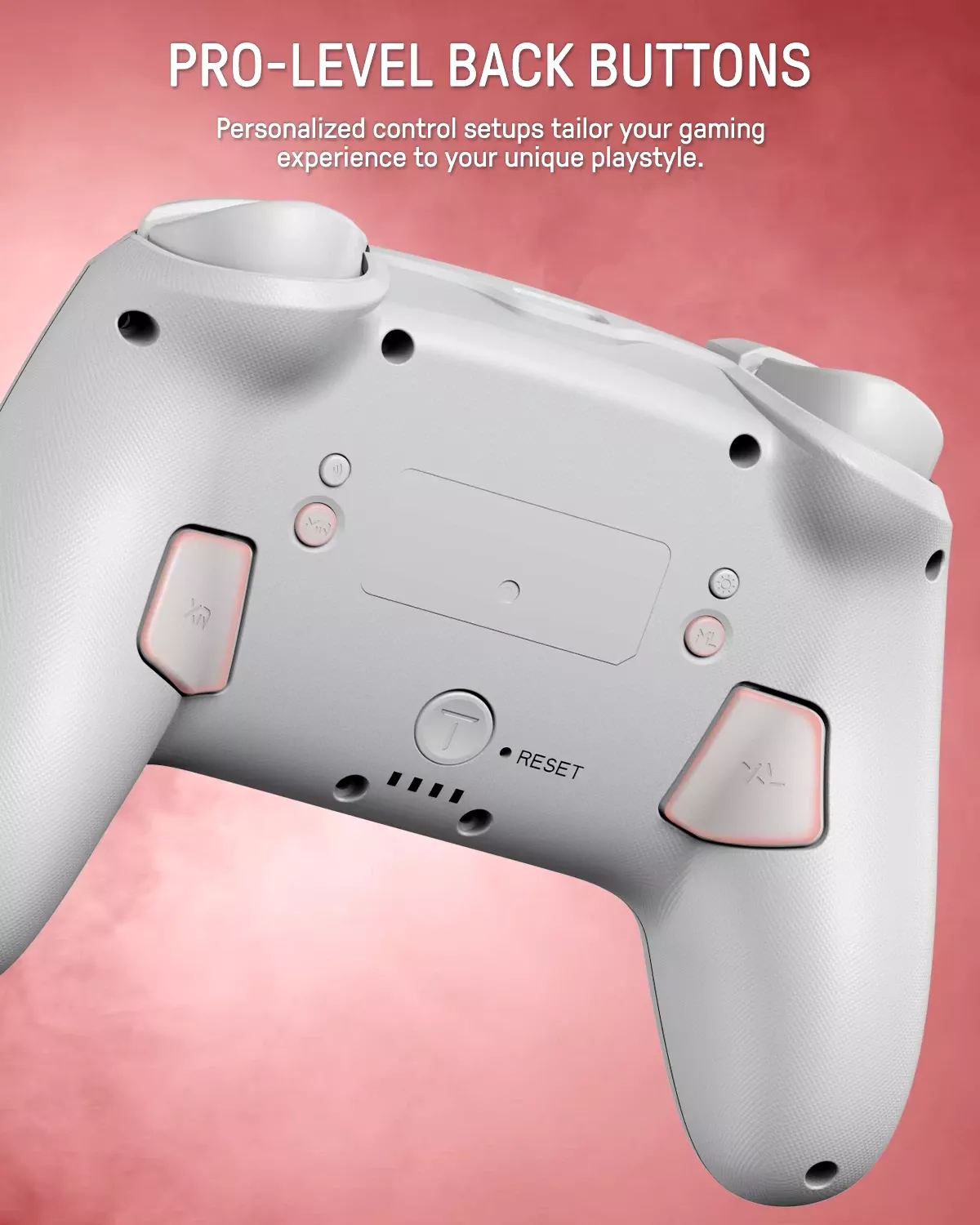 Pink Cat Paw LED Nintendo Switch Pro Controller - Wireless, Turbo, 7 Colors - Image 7