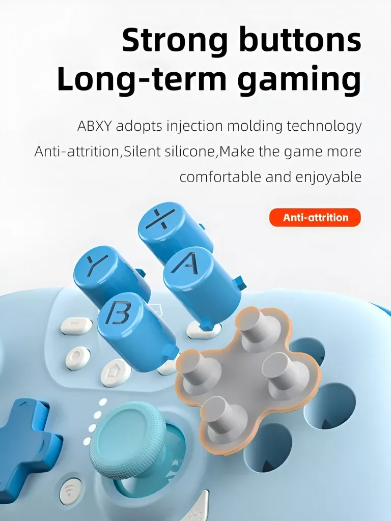 Wireless Bluetooth Game Controller for Nintendo Switch, iOS, Android & PC - Image 4