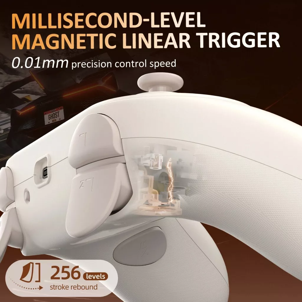 Wireless Controller with Hall Effect Triggers - Image 5