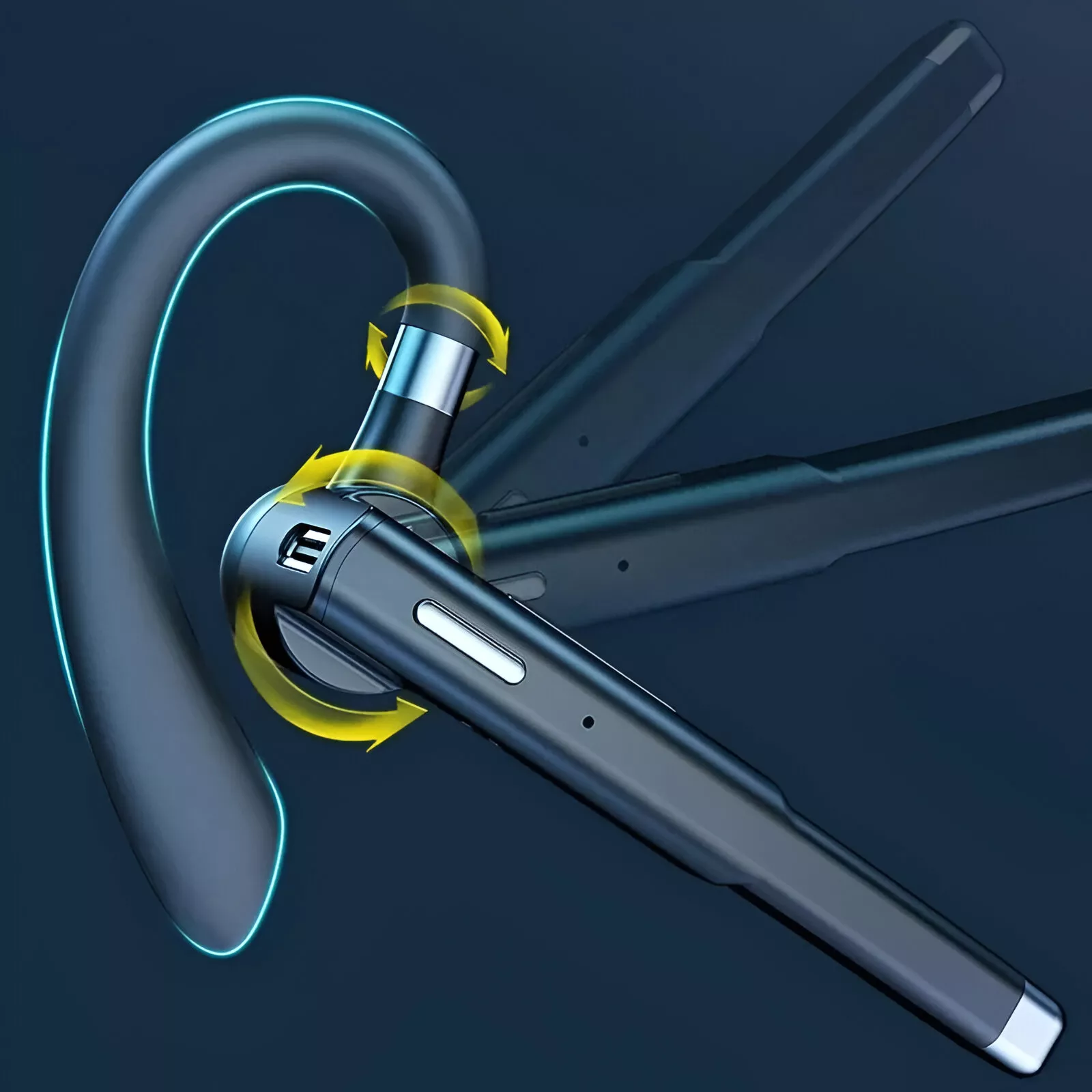 Bluetooth Sports Headset with Noise Cancellation and Waterproof Design - Image 4