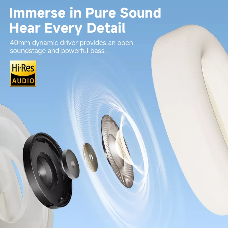 W800BT Pro Wireless Headphones with Active Noise Cancelling & 45H Playtime - Image 5