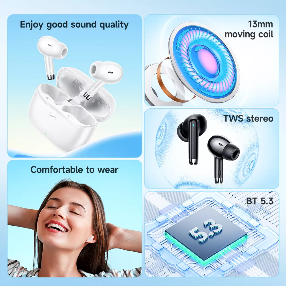 EQ2 True Wireless Bluetooth Earphones with ANC, Bluetooth 5.3, and 7-Hour Battery Life - Image 6