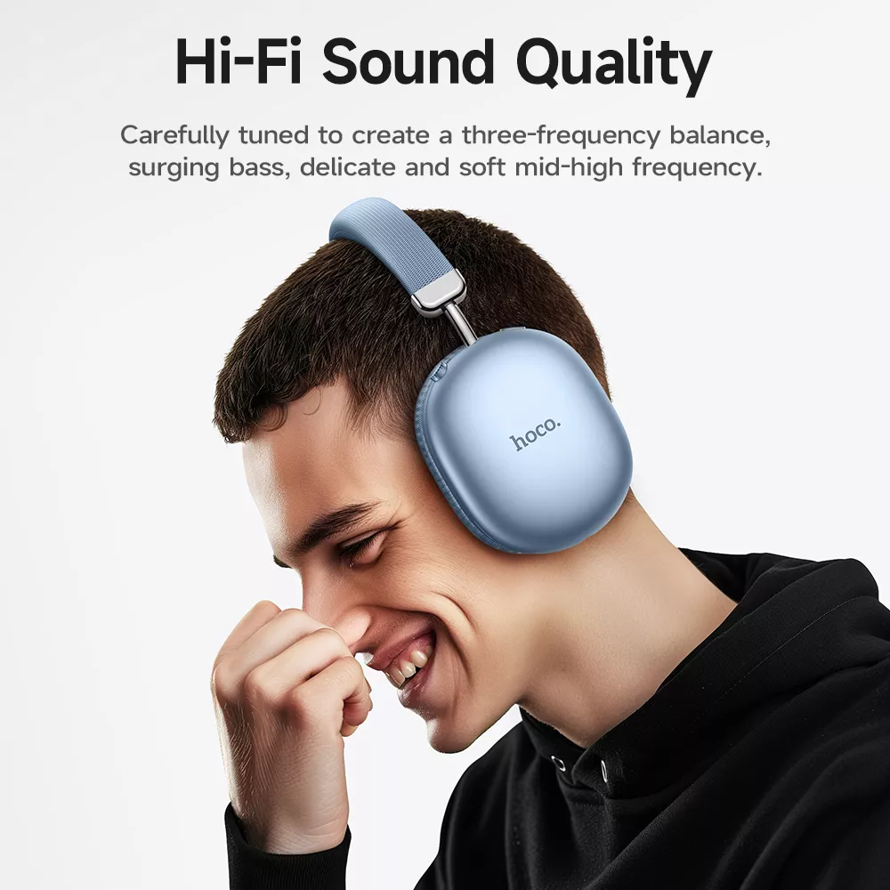 Wireless Bluetooth Headphones with HIFI Stereo Sound, 90 Hours Battery Life & Foldable Design - Image 3