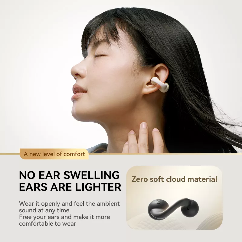 Wireless Bluetooth Earclip Headset with 360° Panoramic Sound - Image 4