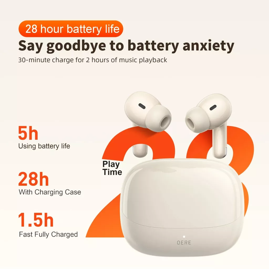 Wireless Bluetooth TWS Earphones with HD Microphone & 60ms Low Latency - Image 2