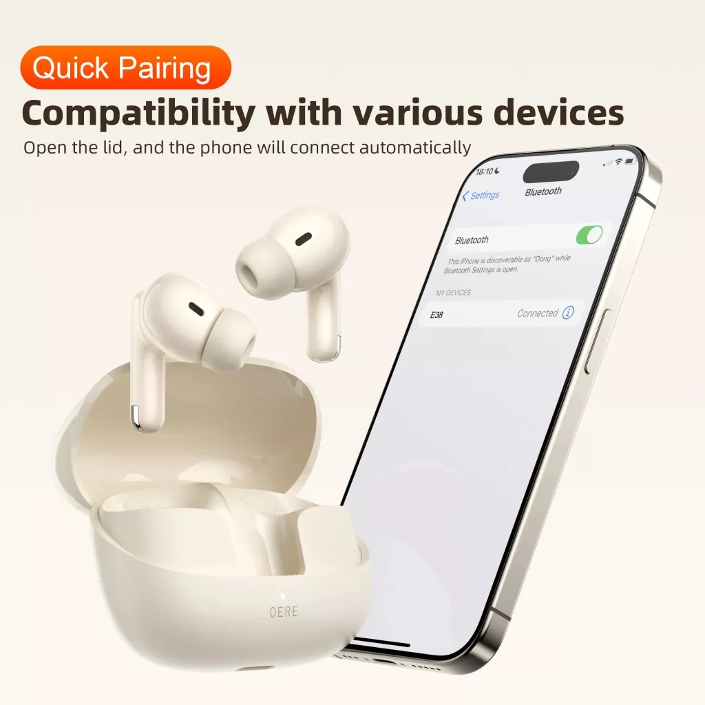 Wireless Bluetooth TWS Earphones with HD Microphone & 60ms Low Latency - Image 3