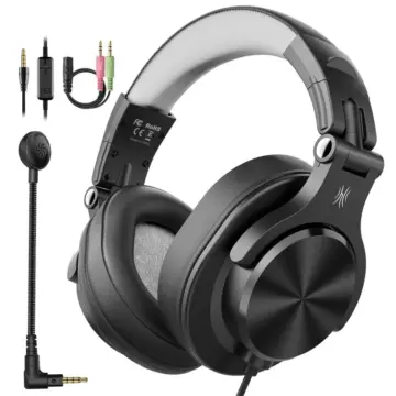 Wired Over-Ear Gaming Headset with Detachable Microphone