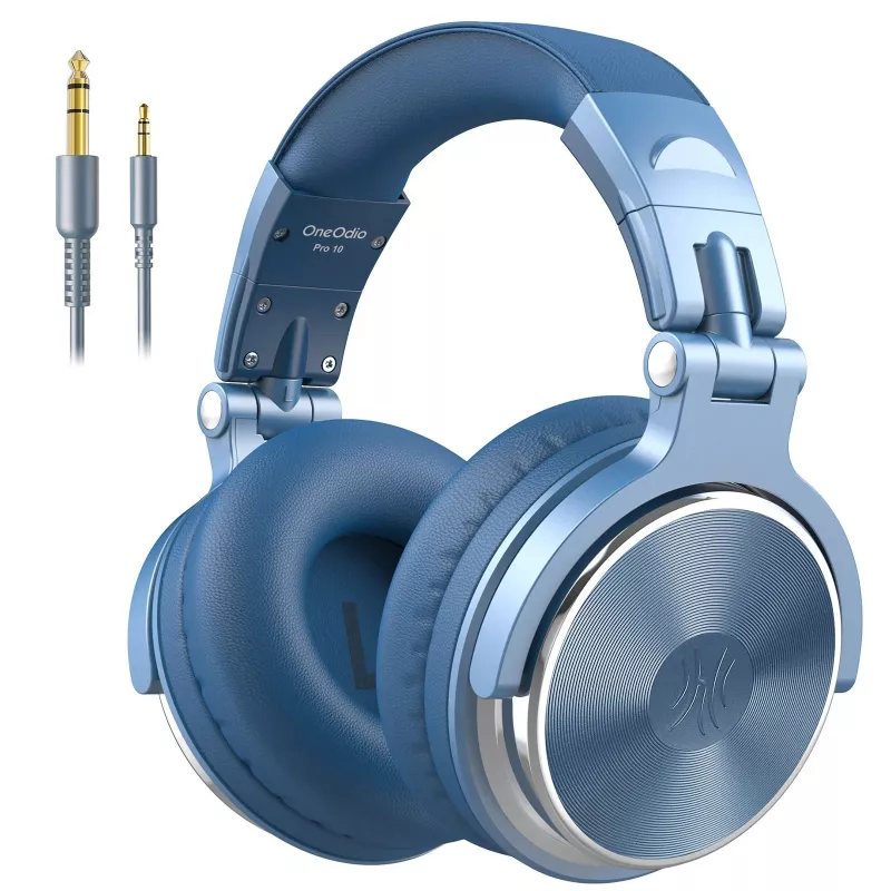 Wired DJ Headphones with 50mm Drivers & Detachable Microphone - Image 2
