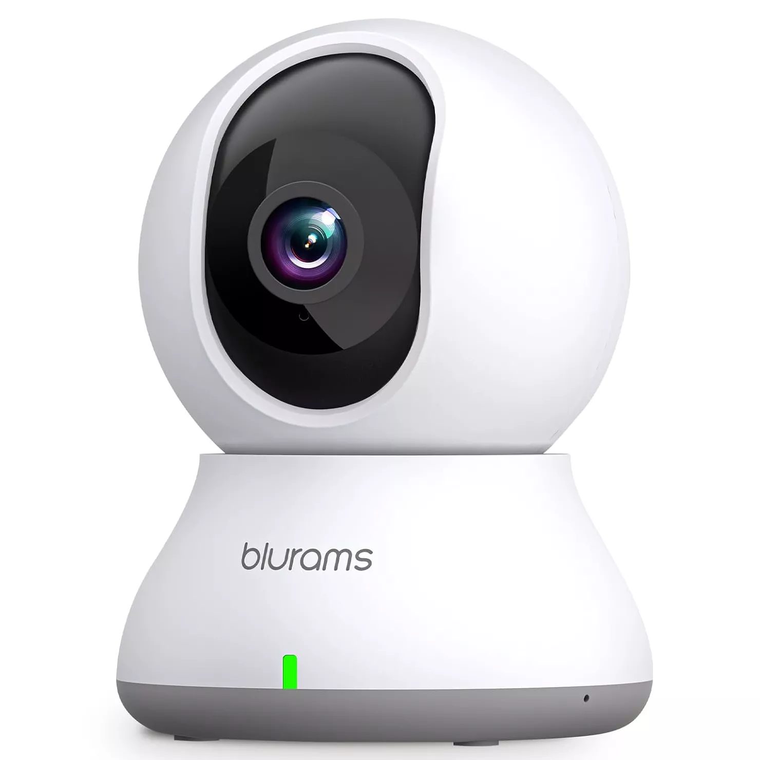 2.4GHz WiFi 360° PTZ Indoor Security Camera with 2K Resolution & Night Vision