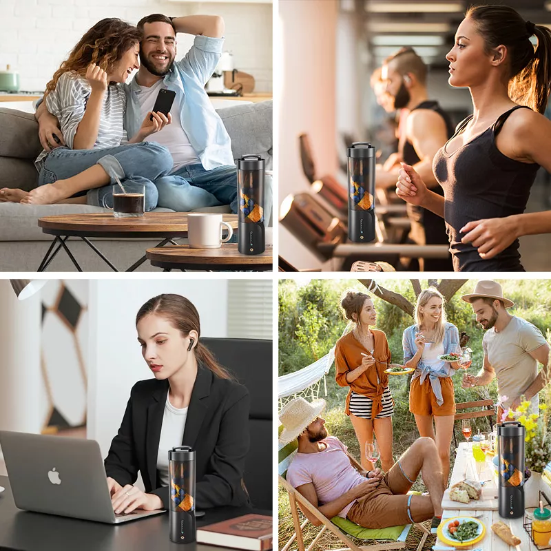 Portable Electric Mini Blender for Smoothies, Juices, and Shakes - 16 oz - Image 6