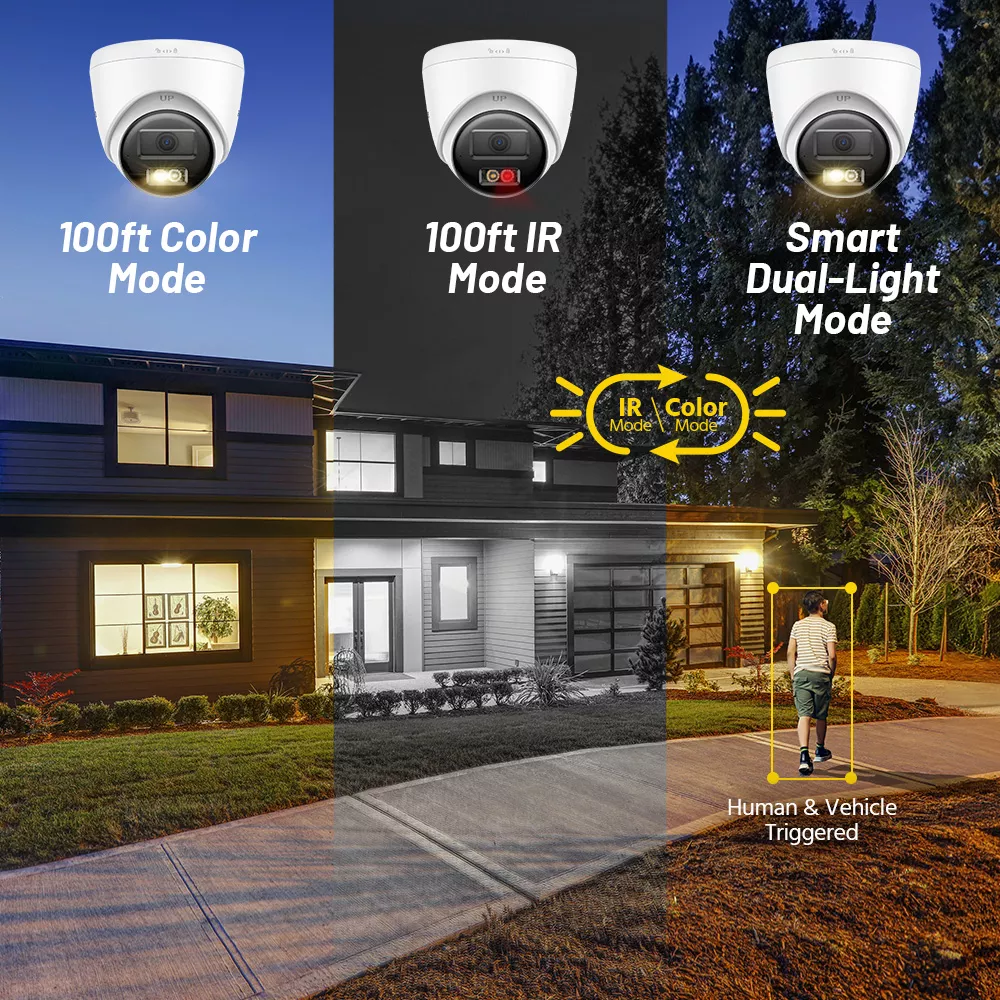 4K Ultra HD Outdoor IP Security Camera with Dual Light and AI Detection - Image 5