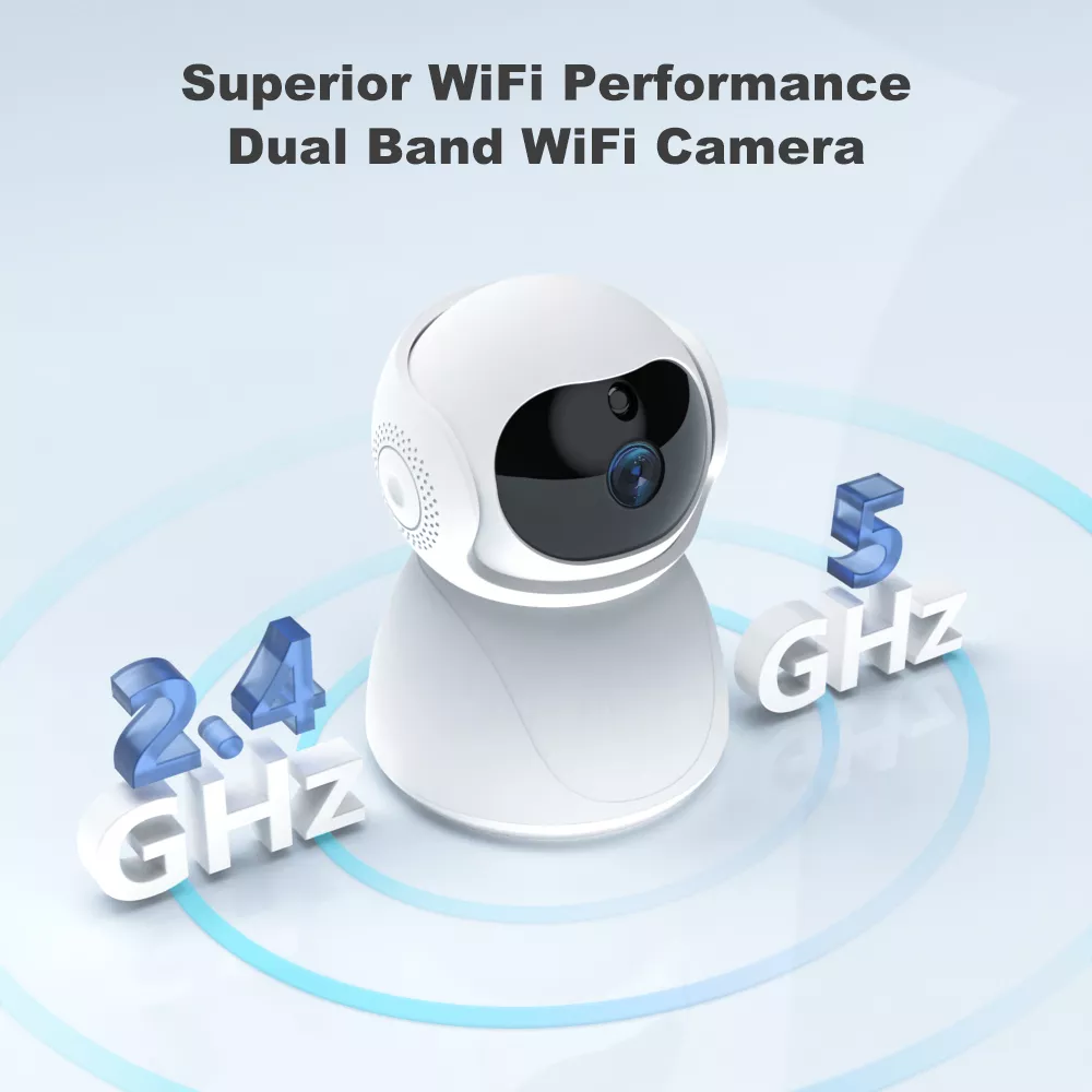 FHD Wireless WiFi PTZ Security Camera with Smart Auto Tracking and Alexa Compatibility - Image 2