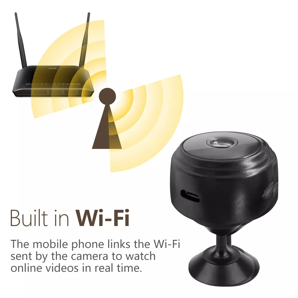 Mini HD 720P WiFi Camera - Image 4
