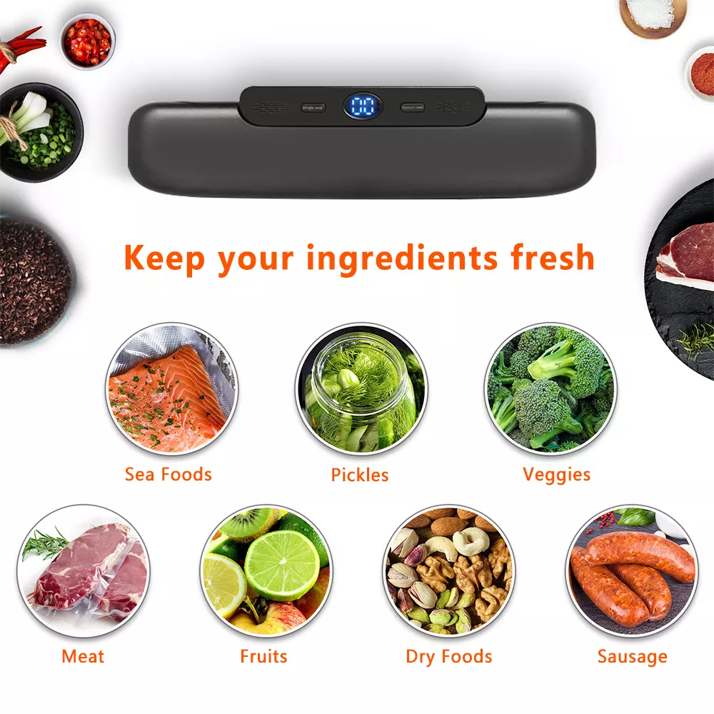 Electric Vacuum Sealer Machine for Food Preservation with Free Bags - Image 6