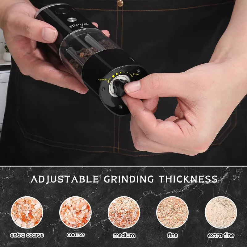 Electric Salt and Pepper Grinder USB Charging Automatic Mill - Image 4