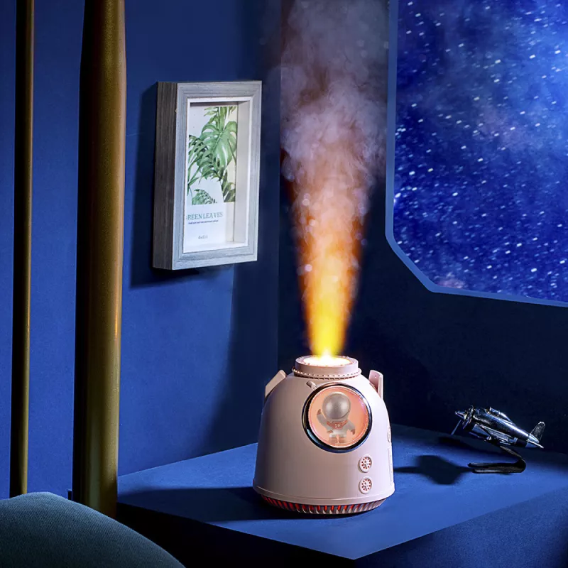 260ML Space Capsule Air Humidifier with LED Light - Image 6