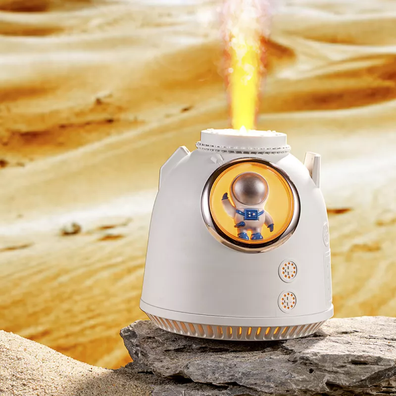 260ML Space Capsule Air Humidifier with LED Light - Image 3