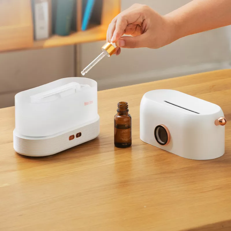 Flame Effect Essential Oil Diffuser with LED Light - Image 6