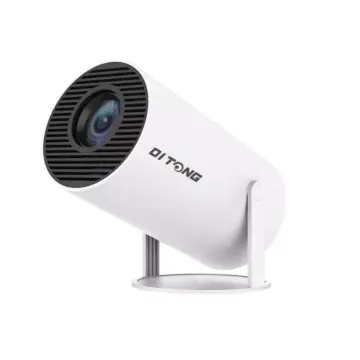 4K Portable HD Projector with Android, 720P Resolution, WiFi, and Bluetooth