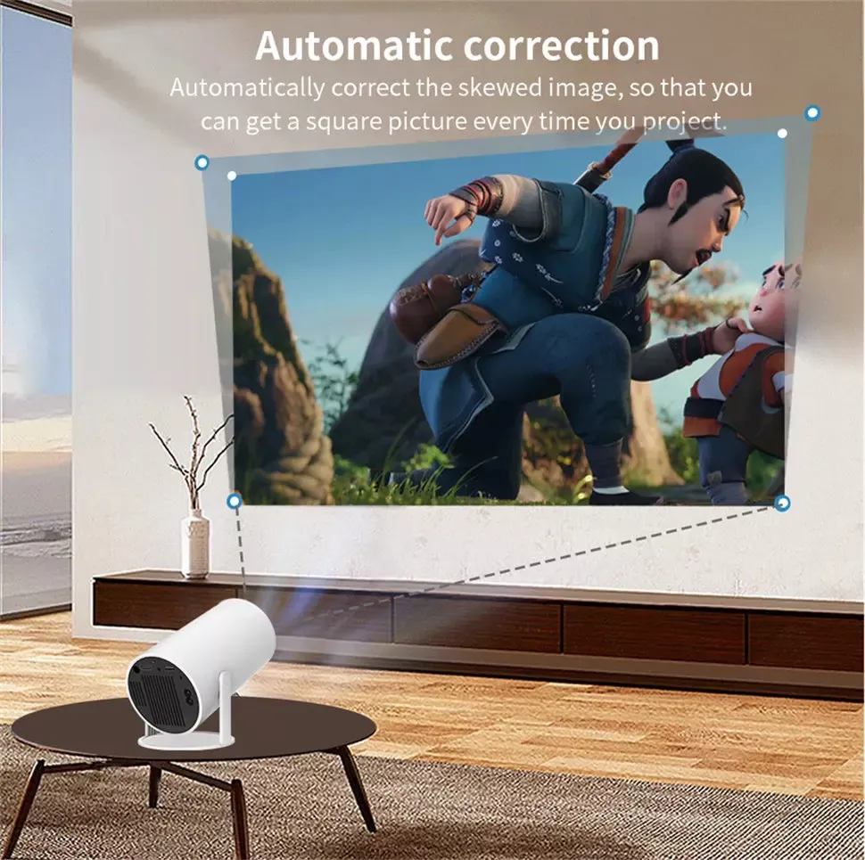 4K Portable HD Projector with Android, 720P Resolution, WiFi, and Bluetooth - Image 6