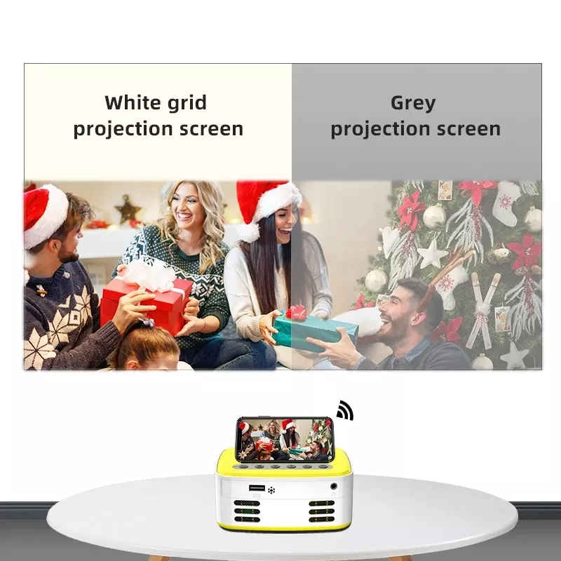 Portable White Grid Anti-Light Projector Screen - Image 4