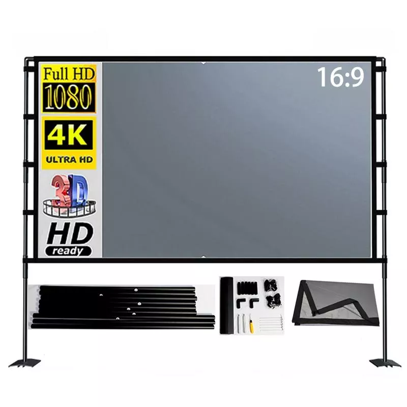 Portable Projector Screen with Stand