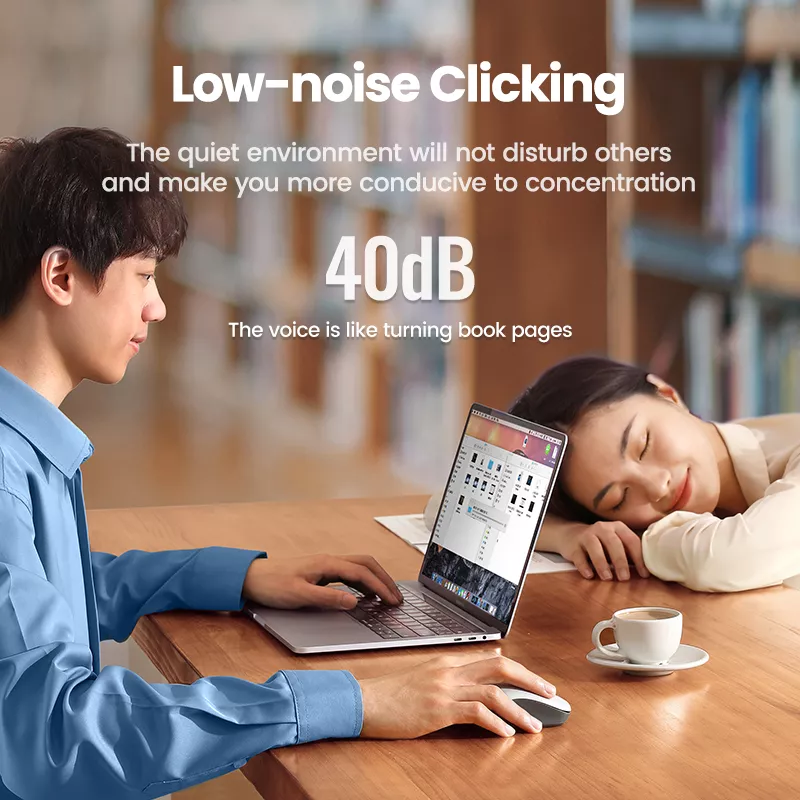 Wireless Ergonomic Mouse with Bluetooth & 6 Silent Buttons - Image 6