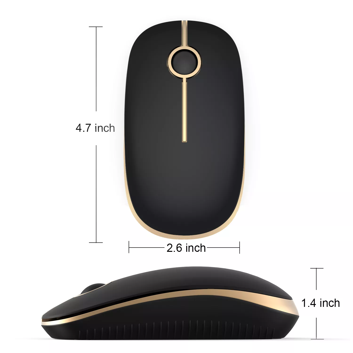2.4G Slim Wireless Mouse with Nano Receiver - Portable & Noiseless for PC/Laptop - Image 7