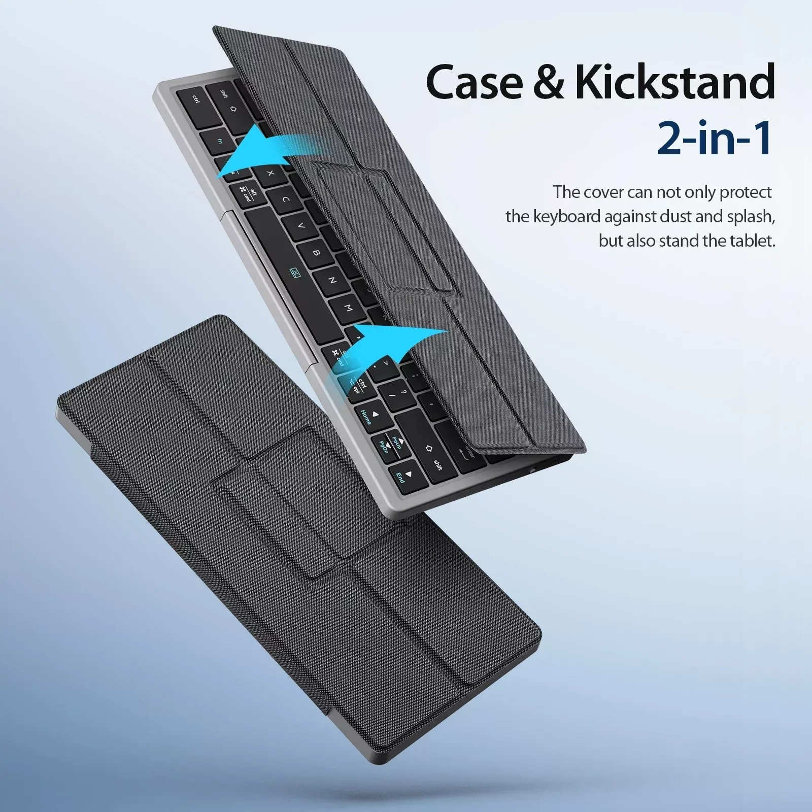 Magic Bluetooth Keyboard with Touch Pad for iPad Pro, iPad Air, and Tablets - Image 6