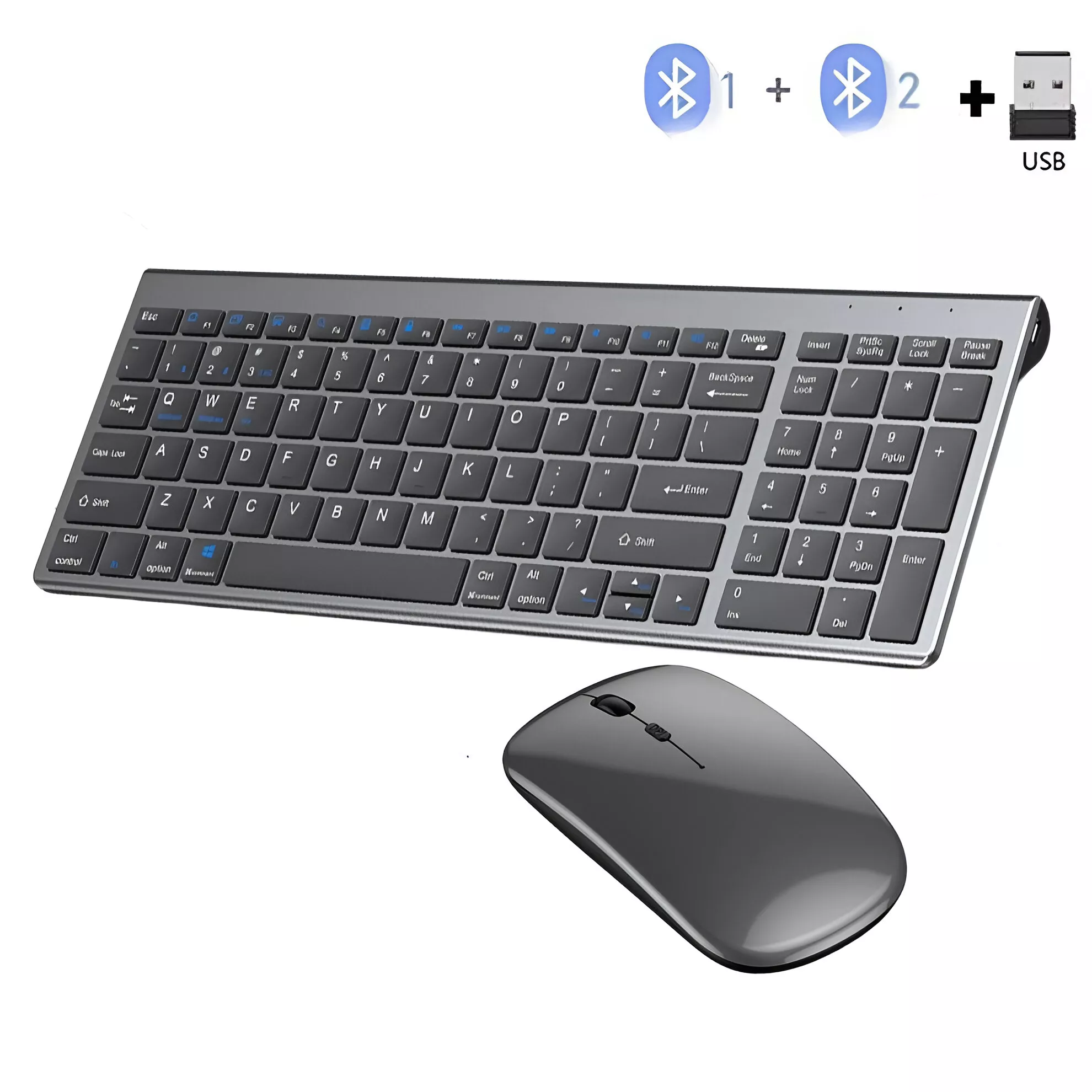 Wireless Rechargeable Keyboard and Mouse Combo - Image 2