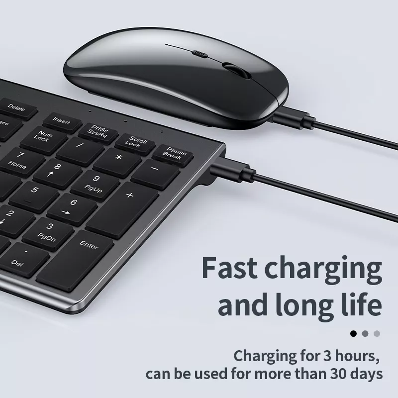 Wireless Rechargeable Keyboard and Mouse Combo - Image 4