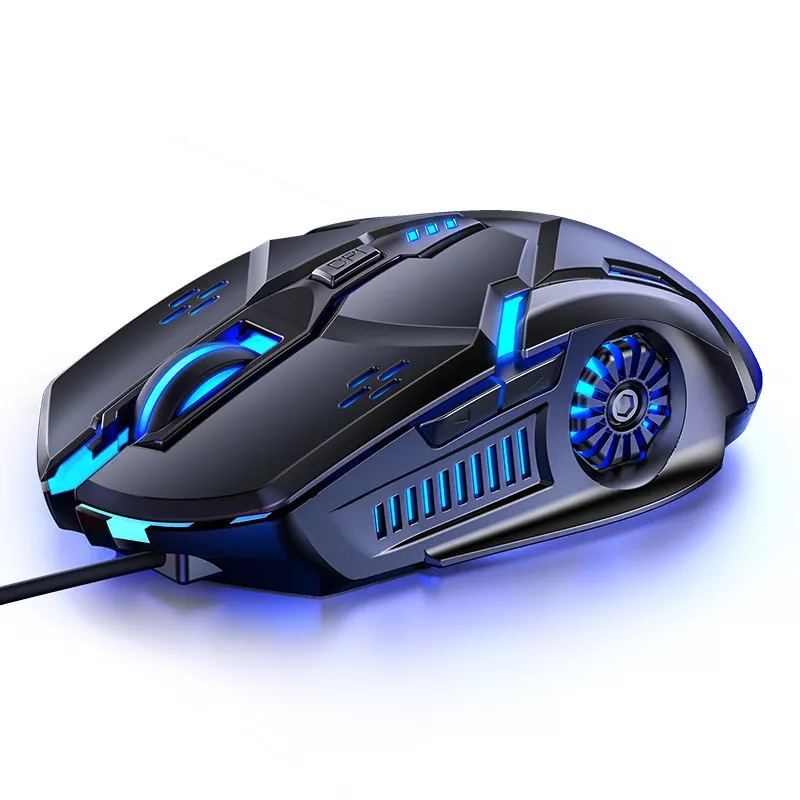 Six-Key Luminous Wired Gaming Mouse with Mute Function and Adjustable DPI - Image 6