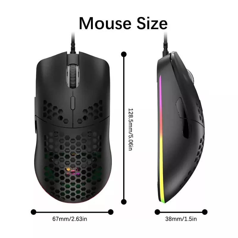 Lightweight Gaming Mouse 6400DPI RGB - Image 6