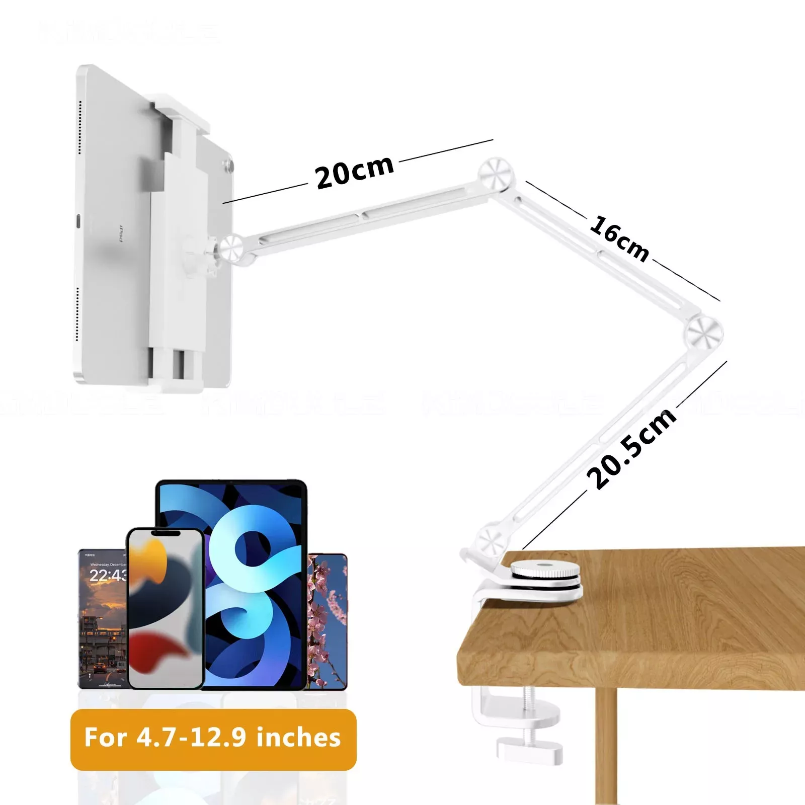 Adjustable Tablet & Phone Stand with 360° Rotation - Image 7