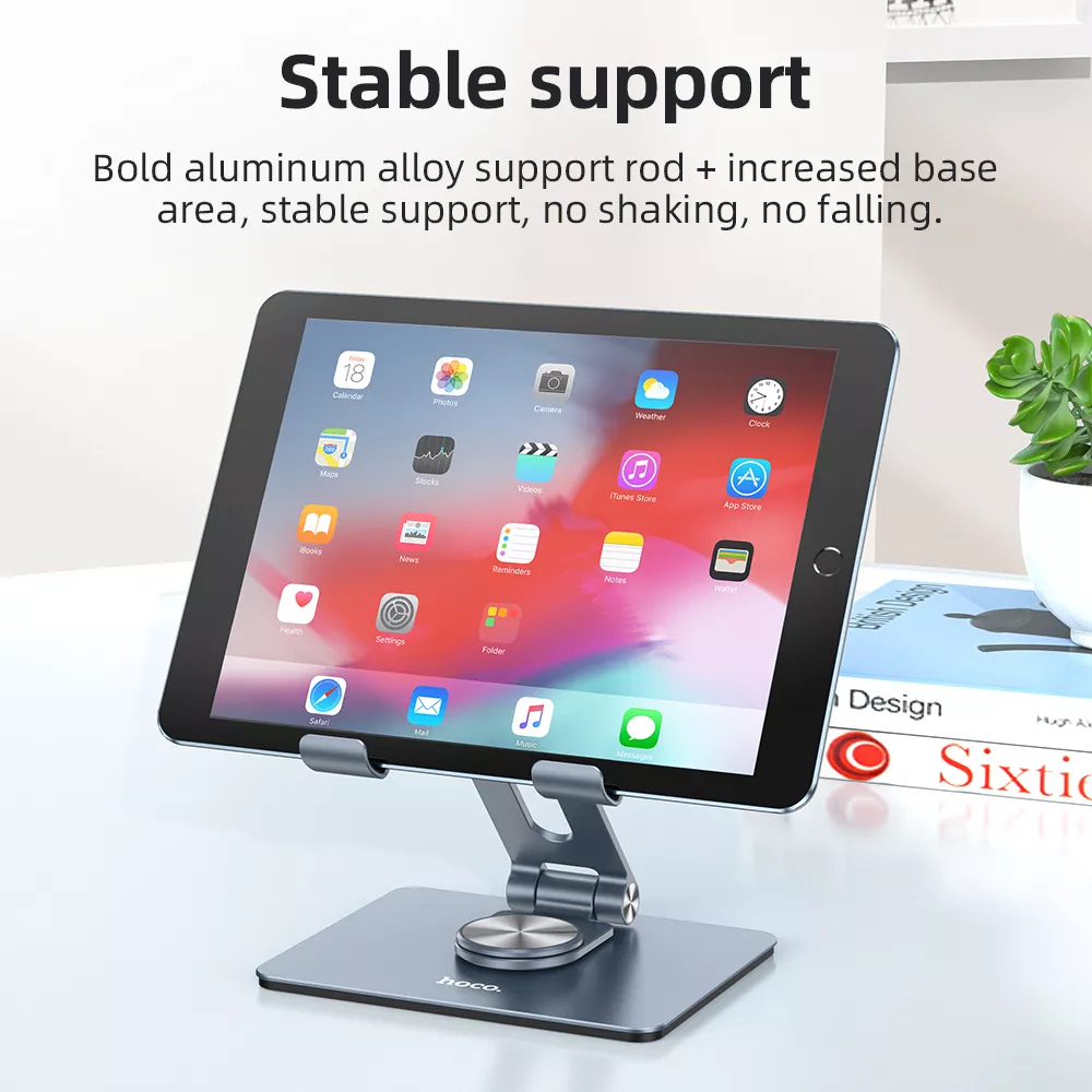 360° Rotatable Aluminum Tablet and Phone Stand - Image 4