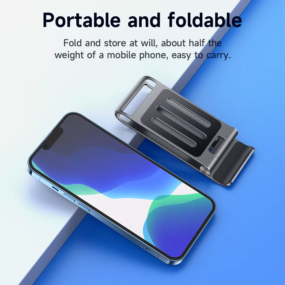 Universal Foldable Metal Phone and Tablet Stand - Image 3