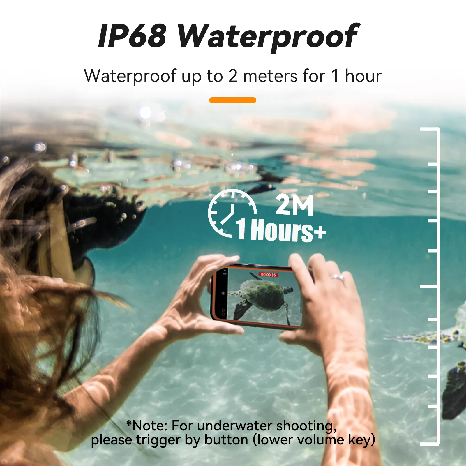 Waterproof Case for iPhone 15 Pro Max - IP68 Dustproof & Shockproof Cover - Image 3