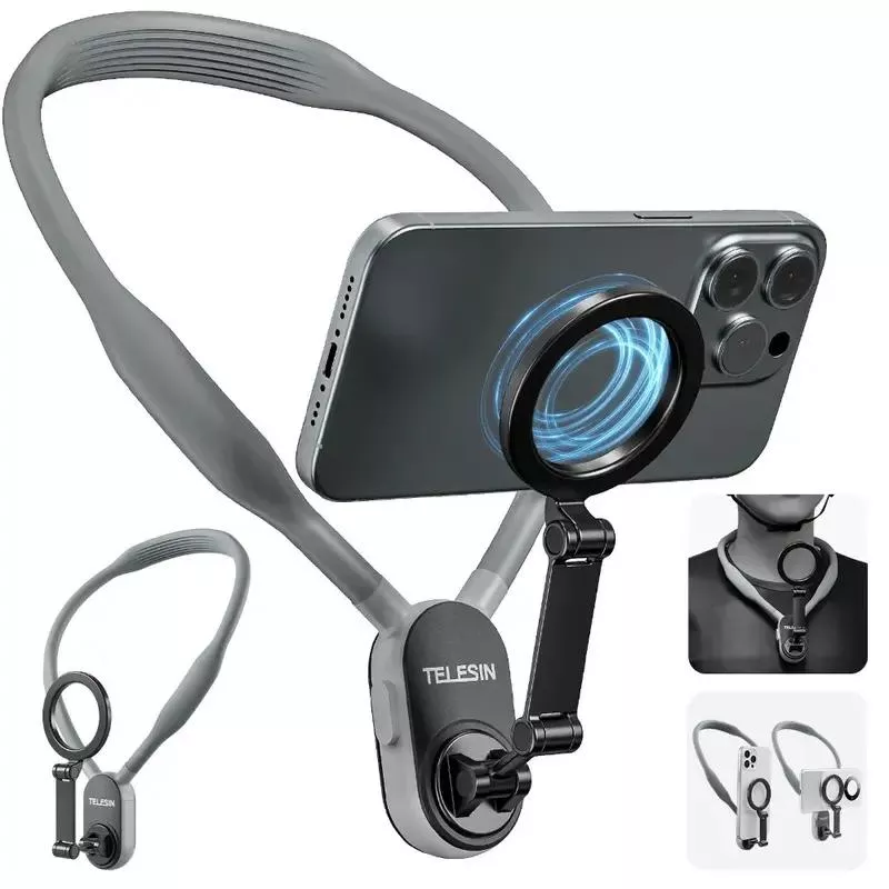 Magnetic Mobile Neck Stand for First-Person Shooting & Shock Absorption - Image 5