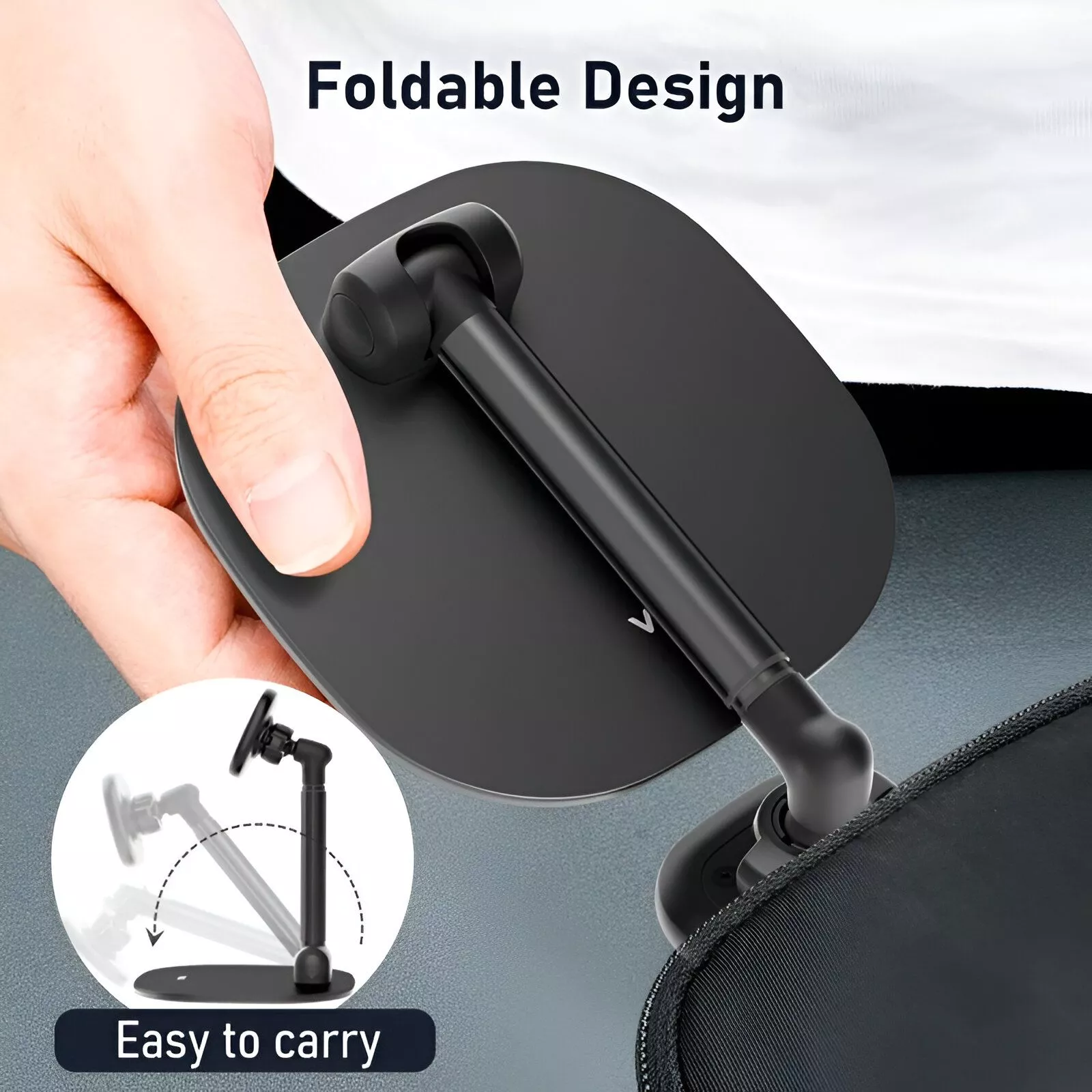 Adjustable Foldable Desktop Phone Stand with 360° Magnetic Mount - Image 4