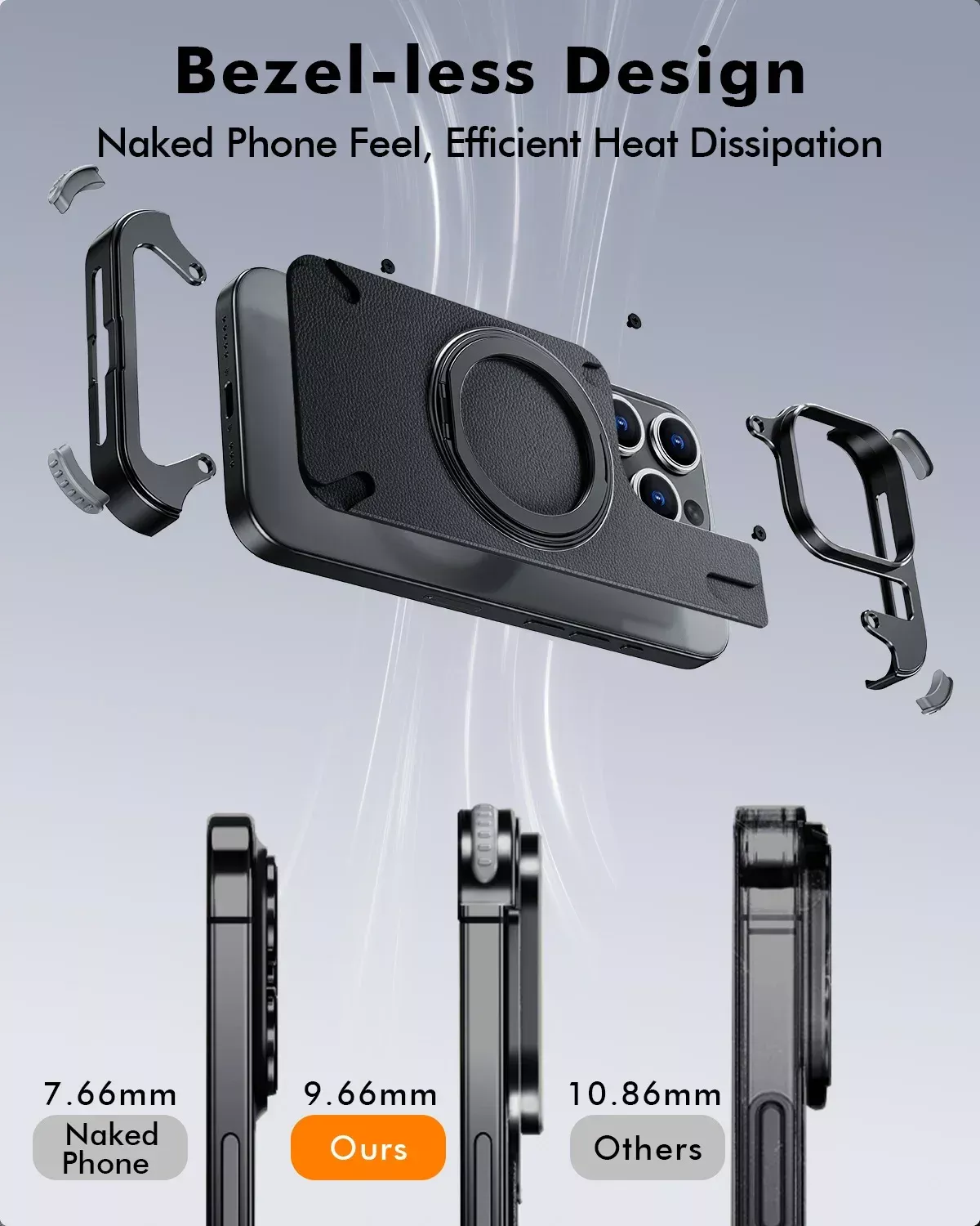 Magnetic Leather Phone Case - Image 4