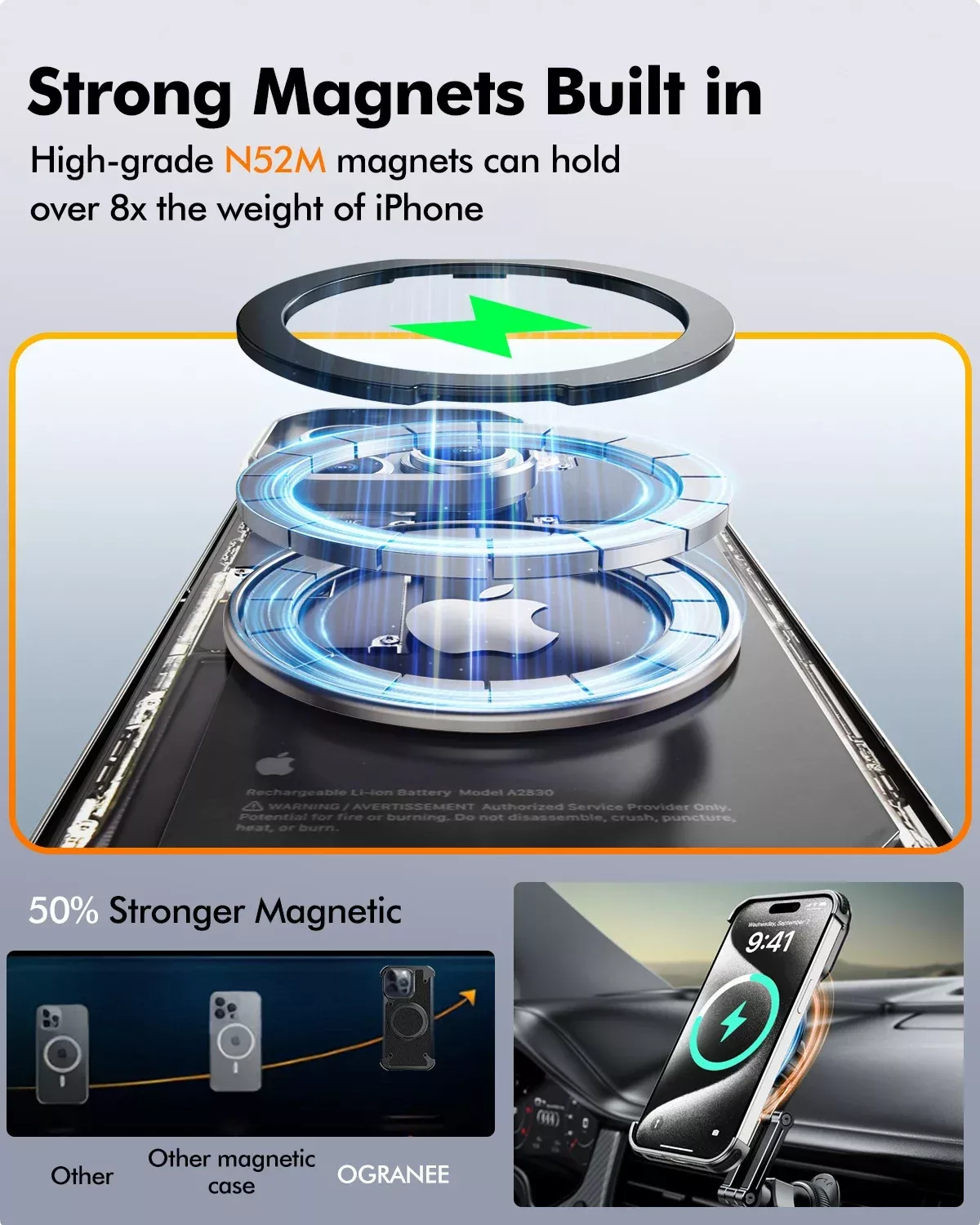 Magnetic Leather Phone Case - Image 5