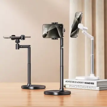 Adjustable Overhead Phone Stand for Live Streaming and Video Calls
