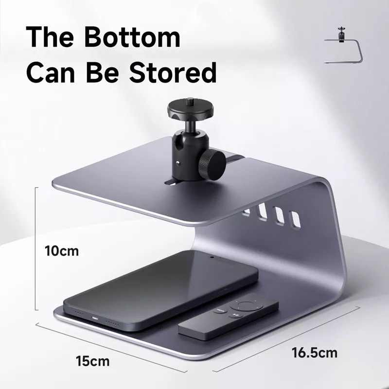 Universal Adjustable Desktop Projector Stand with Angle Adjustment - Image 7
