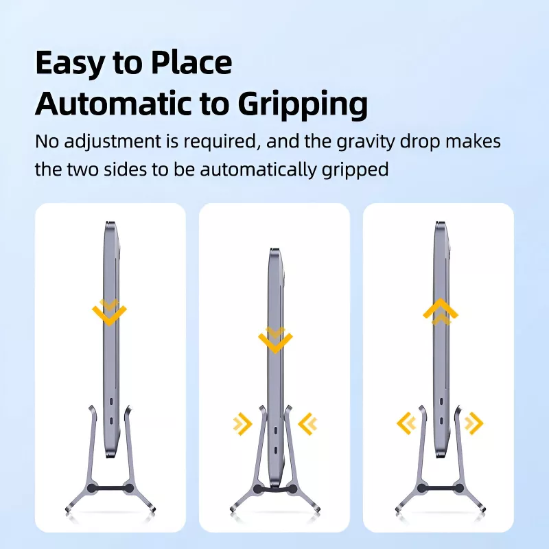 Vertical Laptop Stand for MacBook, Surface, HP, Dell - Image 4