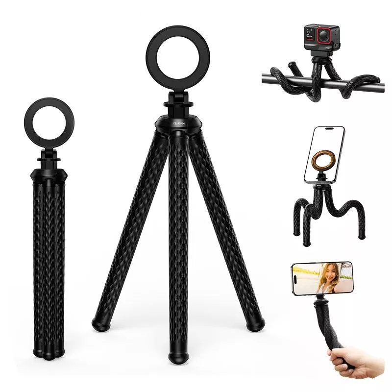 Magnetic Quick Release Flexible Tripod for Smartphones