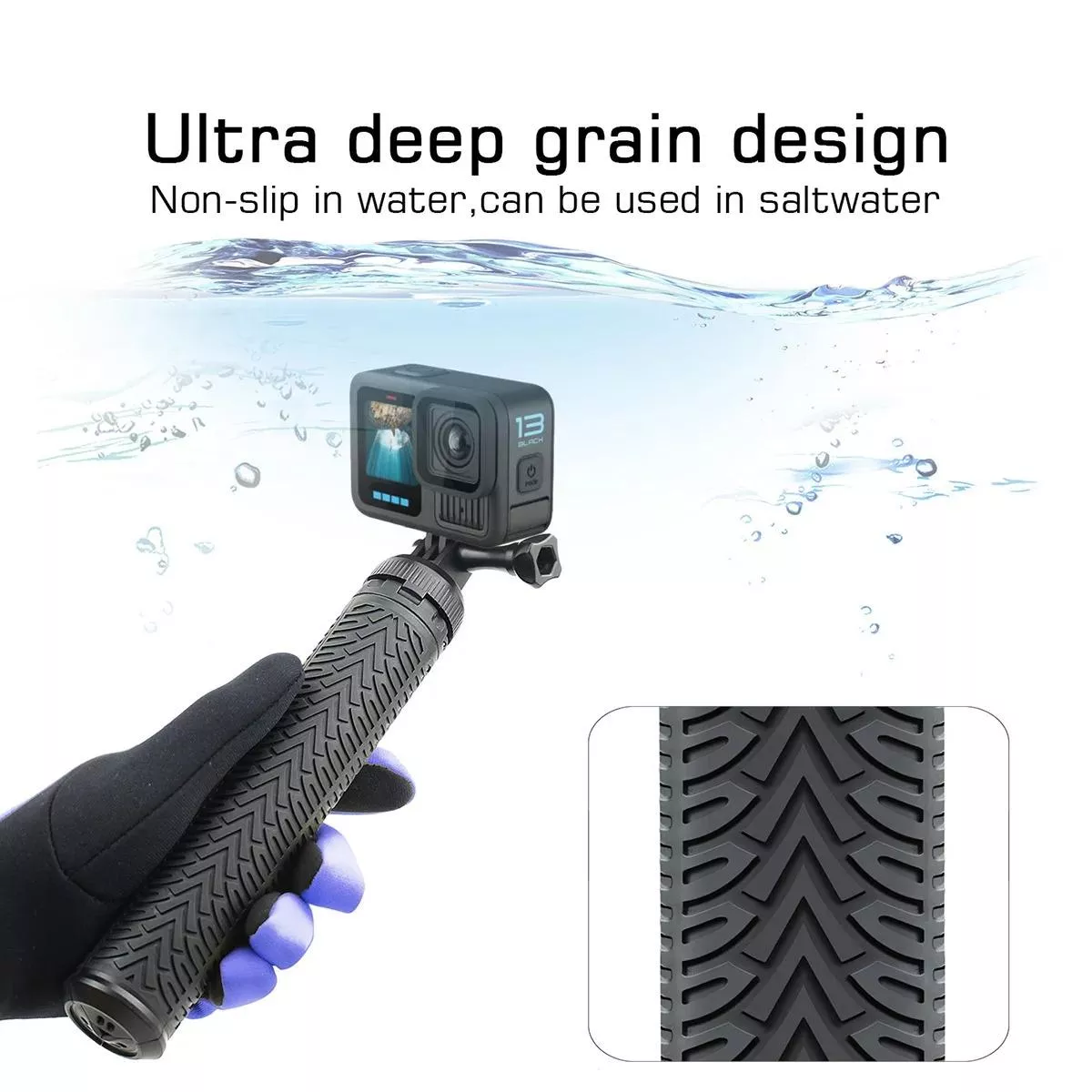 Extendable 8.5-34 Inch Tripod Stand for Action Cameras - Image 3