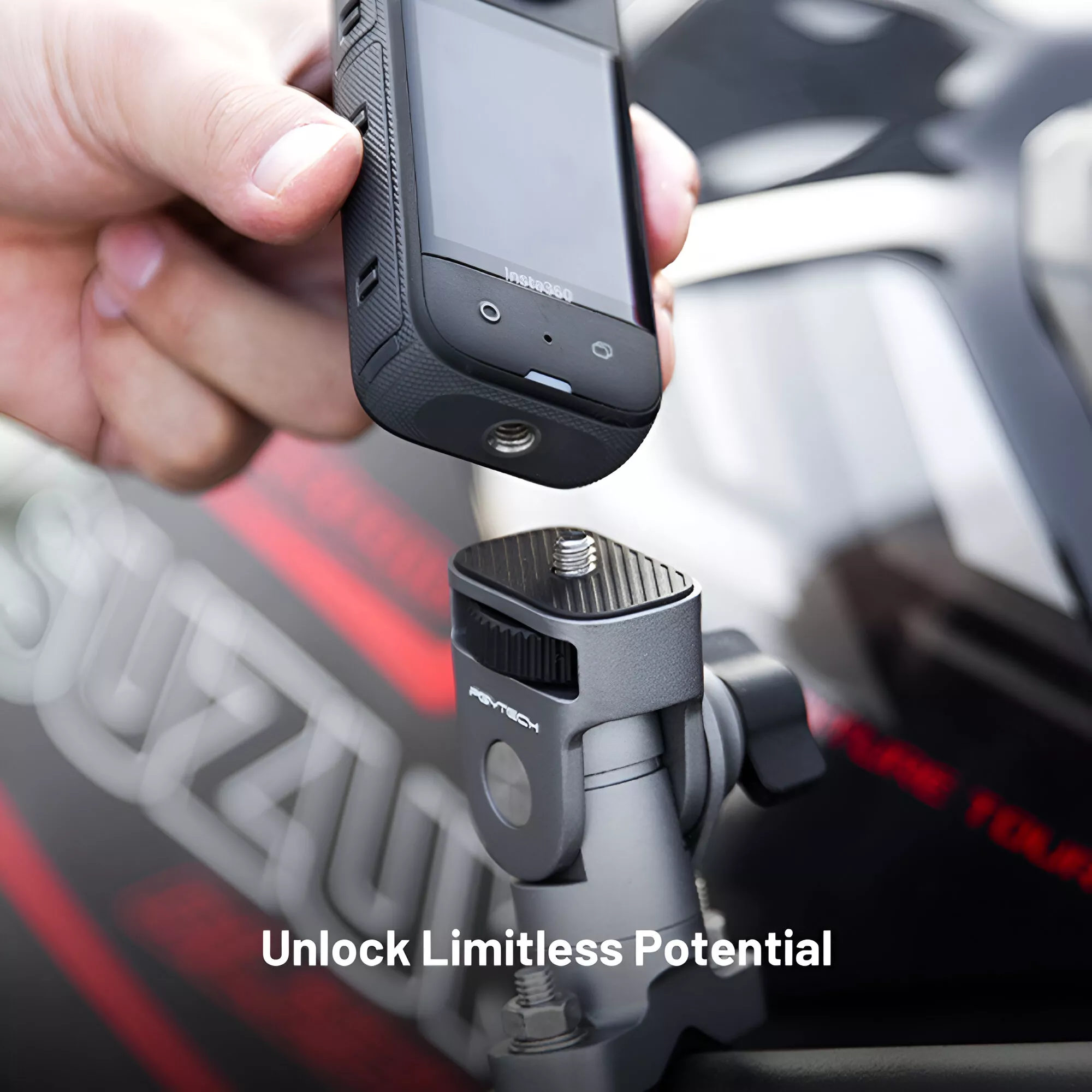Versatile U-Bolt Mount for Cycling & Vehicle Action Cameras and Smartphones - Image 5