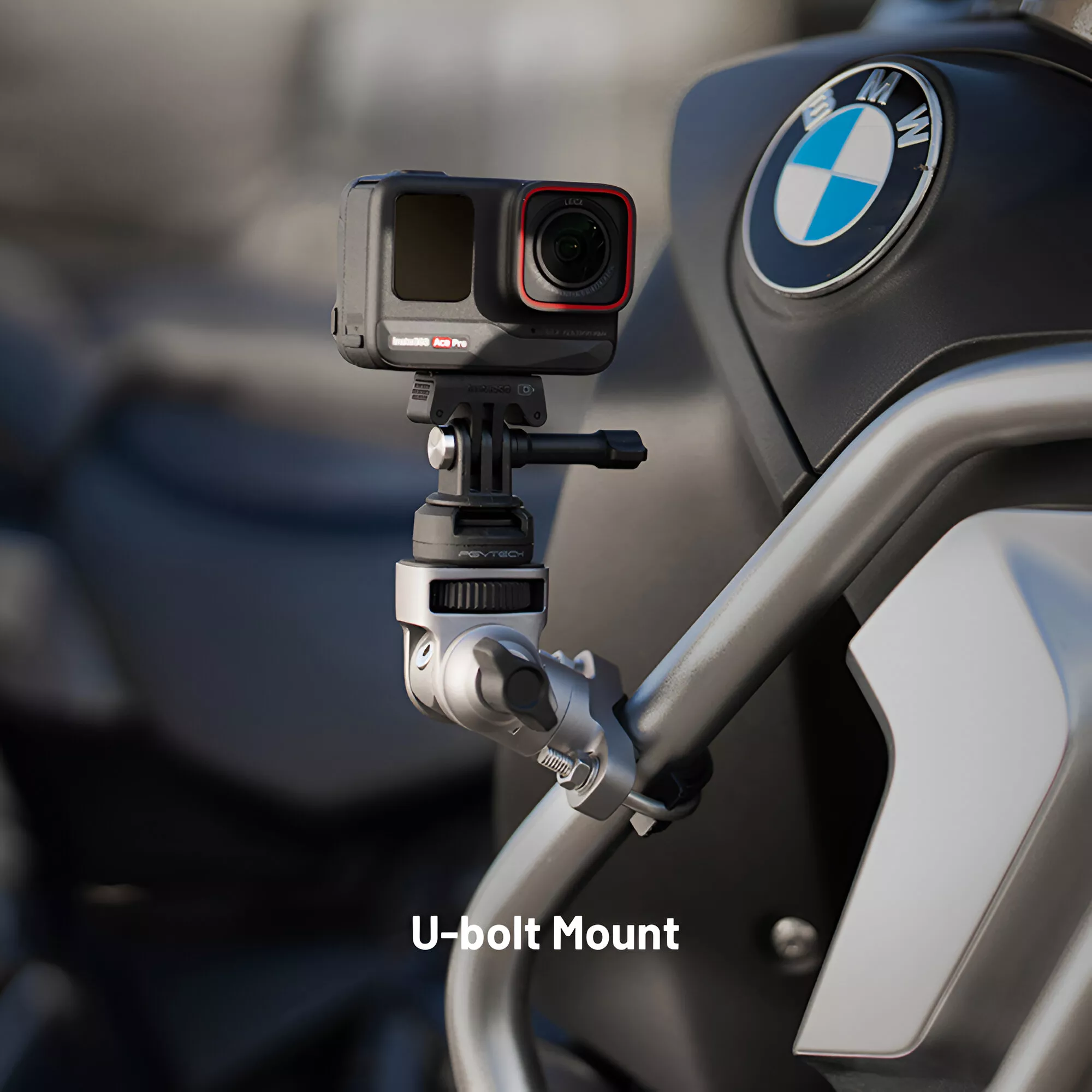 Versatile U-Bolt Mount for Cycling & Vehicle Action Cameras and Smartphones - Image 2