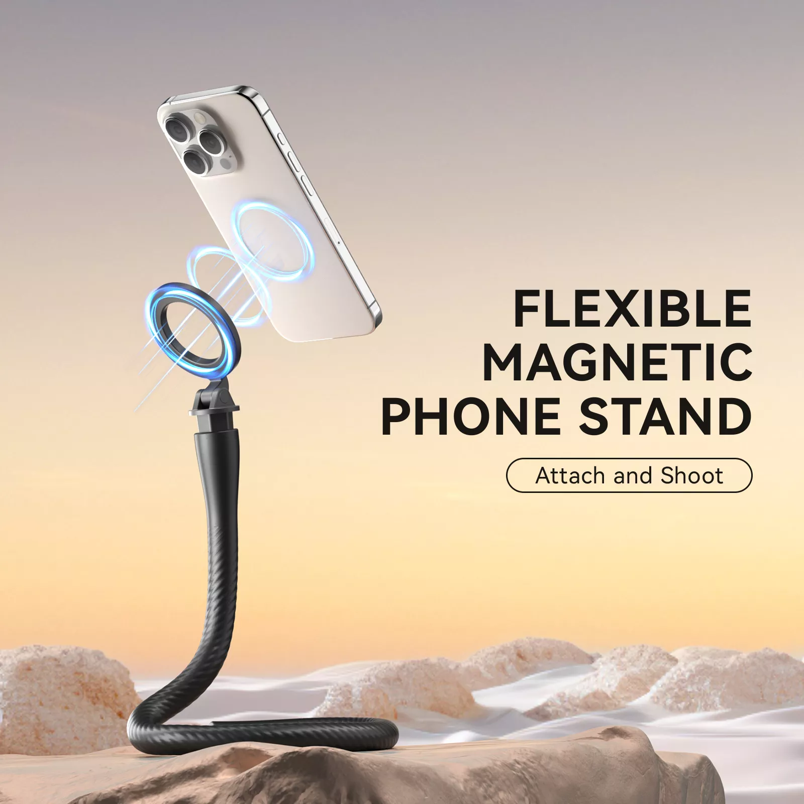 Magnetic Flexible Phone Mount Clamp Stand Holder - Image 2