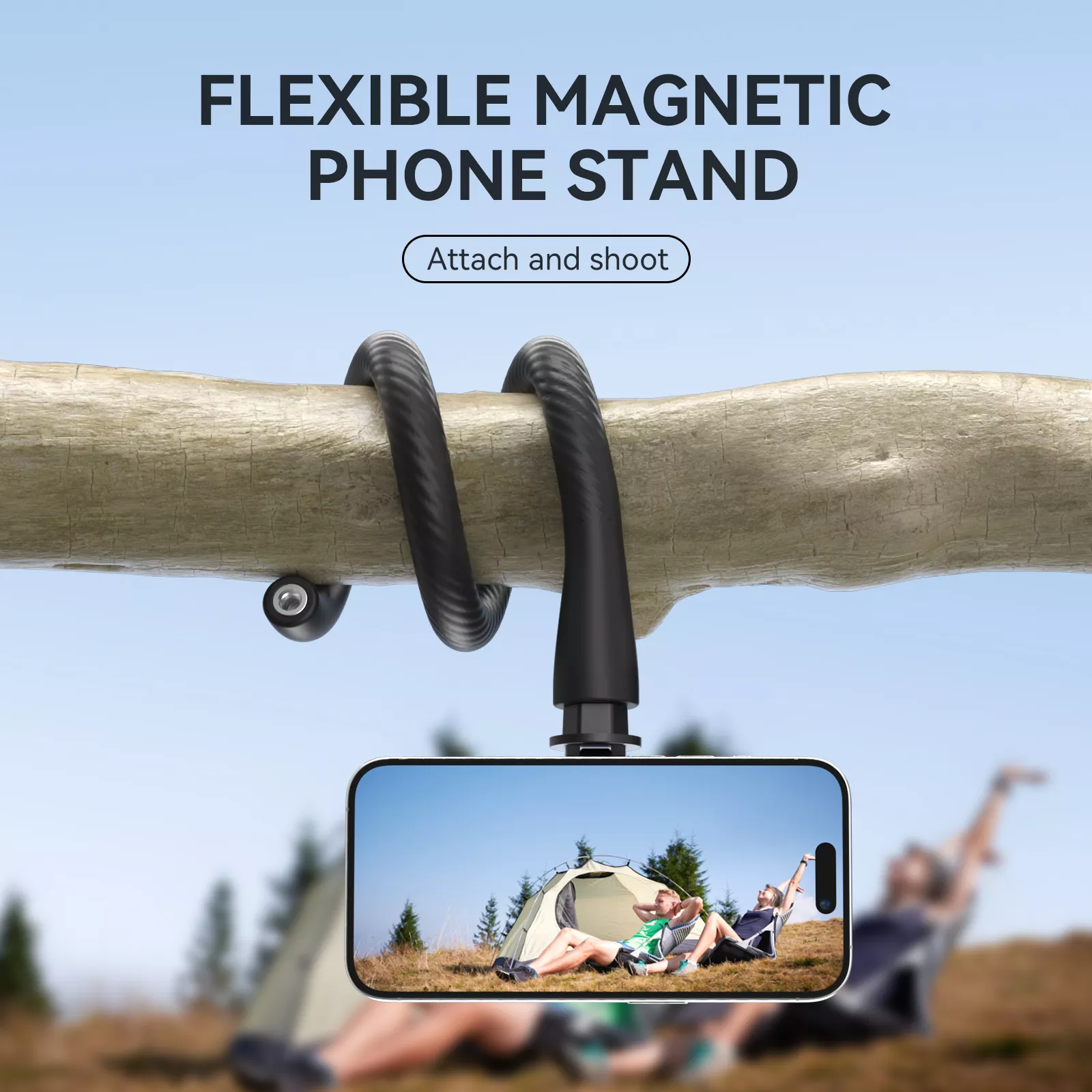 Magnetic Flexible Phone Mount Clamp Stand Holder - Image 3